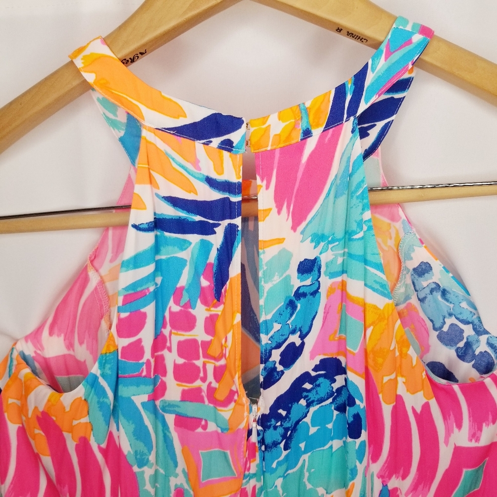Lilly Pulitzer Edona Romper Goombay Smashed - Picture 9 of 12